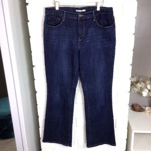 Levi’s 515 Bootcut Dark Wash High Rise Denim Jeans Women's Size 14